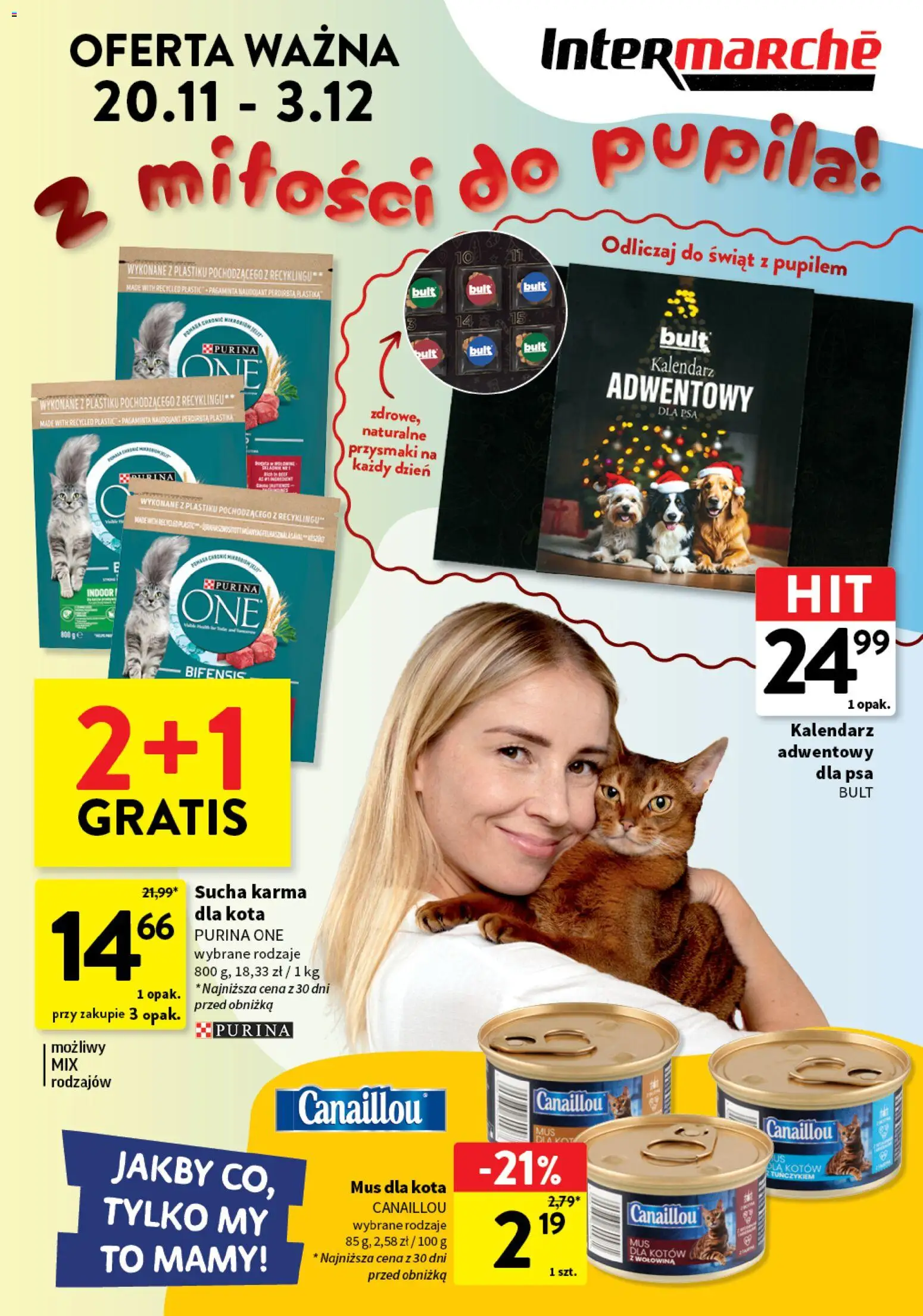 Pogląd gazetki "Z miłości do pupila" ze sklepu Intermarche ważnej od 20.11.2025