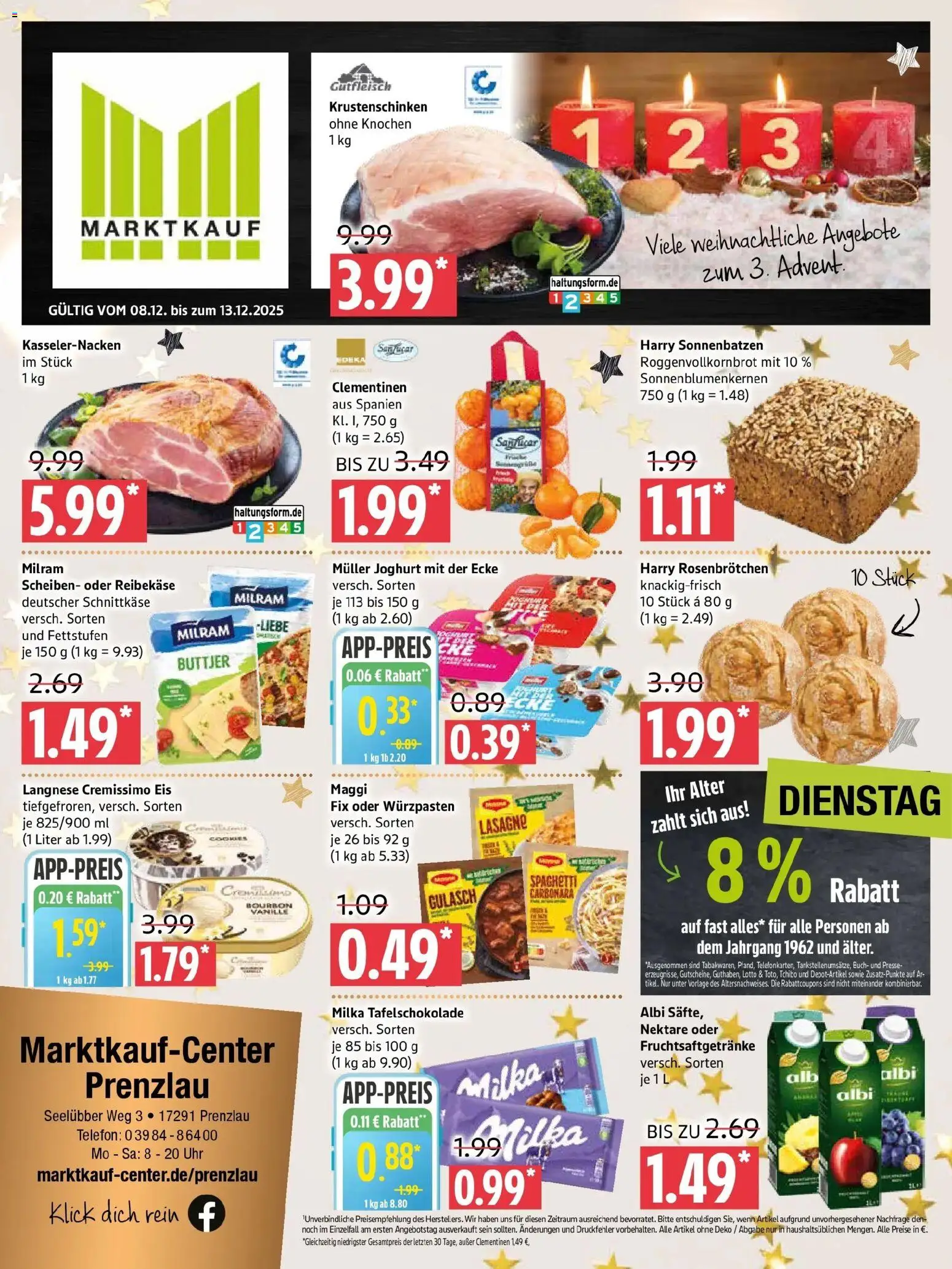 Vorschau von dem Prospekt des Geschäftes Marktkauf, gültig ab dem 08.12.2025