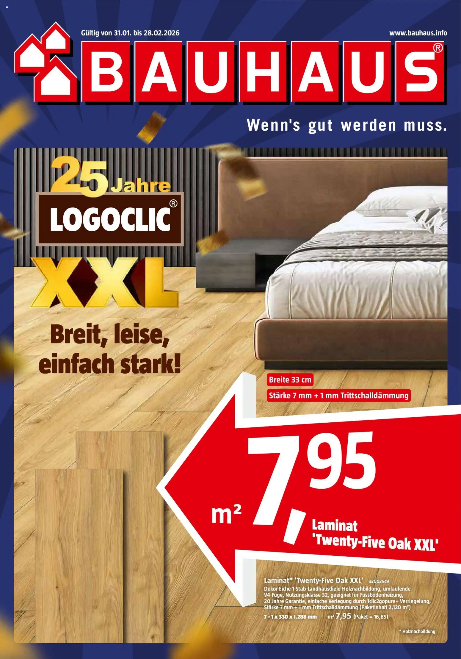 Vorschau von dem Prospekt des Geschäftes Bauhaus, gültig ab dem 31.01.2026