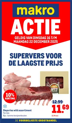 Voorbeeld van Actie van winkel Makro geldig vanaf 16-12-2025
