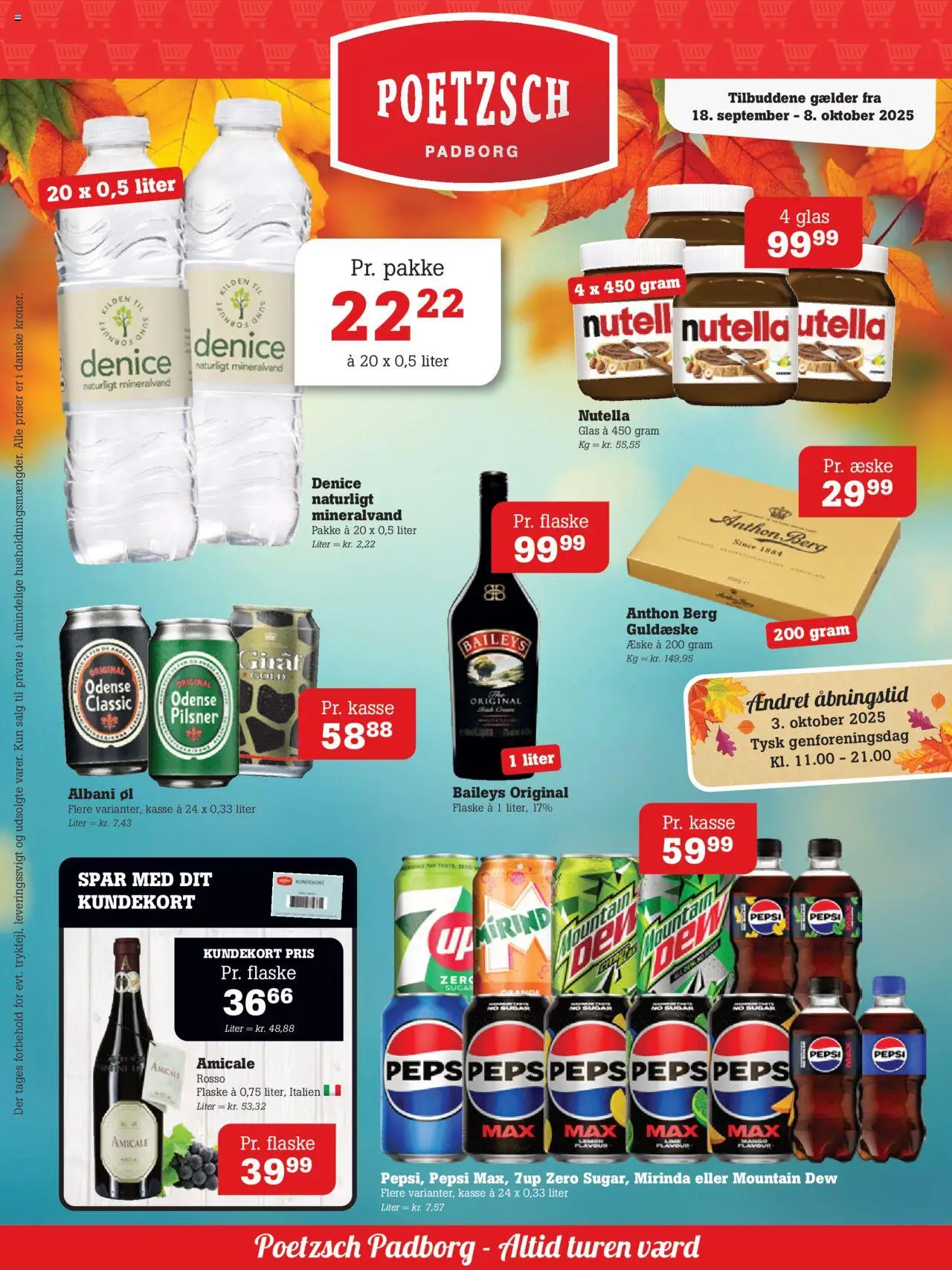 Eksempel på tilbudsavis Tilbudsavis fra butik Poetzsch Padborg gyldig fra 18/09/2025