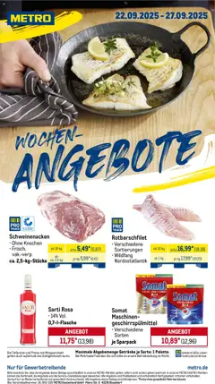 Vorschau von dem Prospekt des Geschäftes Metro, gültig ab dem 22.09.2025