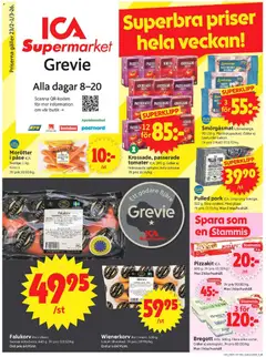 Förhandsgranska reklamblad Grevie från butik ICA Supermarket gäller från 23/02/2026