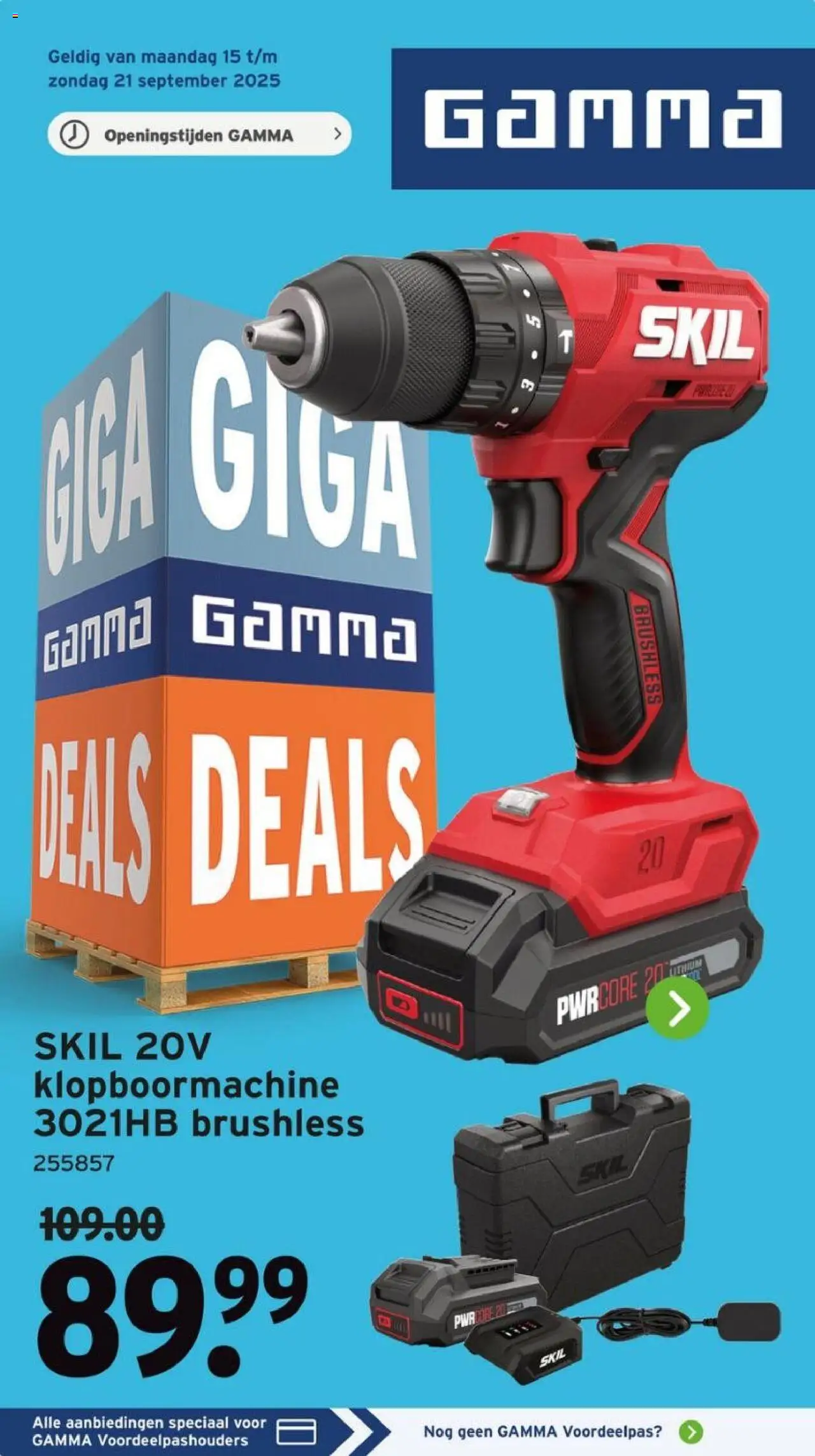 GAMMA shop Folder geldig vanaf 15-09-2025 - Paginanummer 1