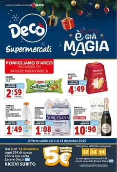 Anteprima dell'opuscolo Volantino Supermercati - Pomigliano d'Arco dal negozio Decò valido da 02/12/2025