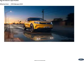 Preview of Ford All-Electric Capri valid from 27/02/2025