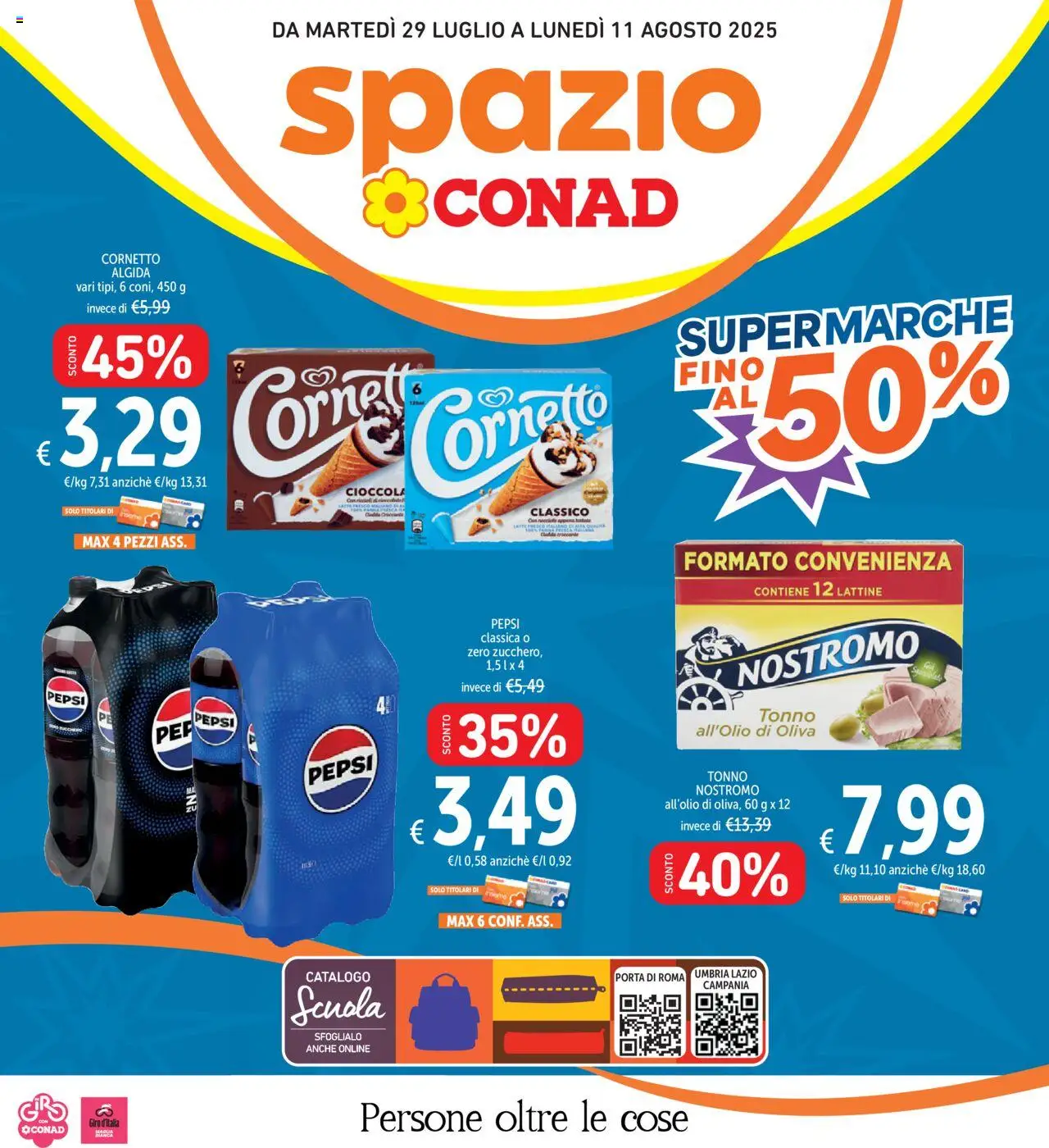 Volantino Spazio Conad valido da 29/07/2025 numero di pagina 1