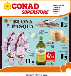 Anteprima dell'opuscolo Conad volantino Superstore Lazio dal negozio Conad valido da 25/03/2026