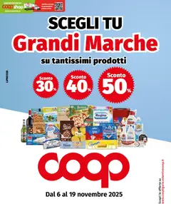 Anteprima dell'opuscolo Volantino Grandi marche - La Spezia dal negozio COOP valido da 06/11/2025