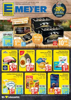Vorschau von dem Prospekt des Geschäftes Edeka, gültig ab dem 27.04.2026