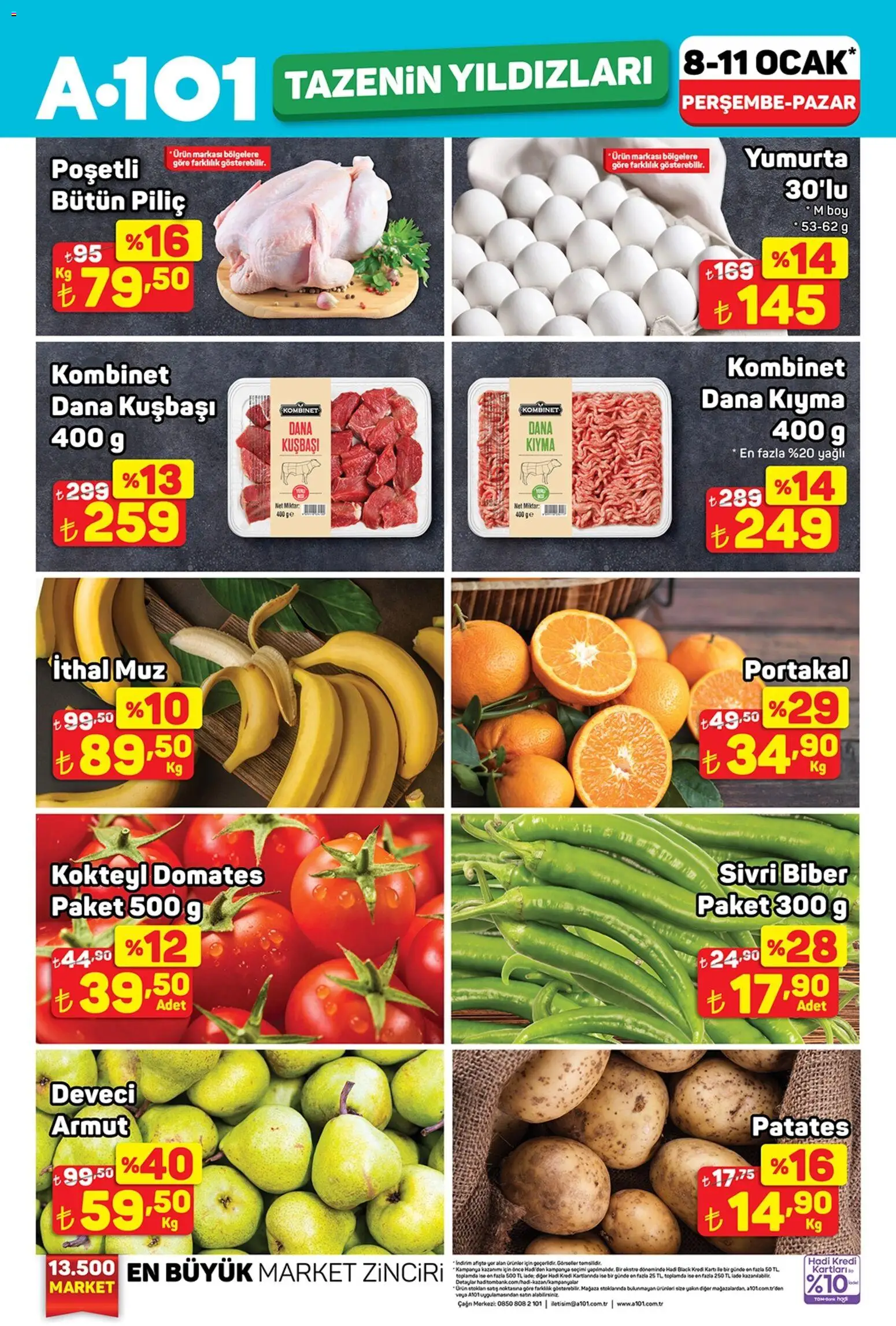 A101 Tazenin Yıldızları 08.01.2026 - Broşürünün önizlemesi