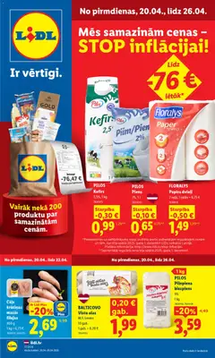 Skatīt Lidl akciju bukletu, derīgs no 20.04.2026.