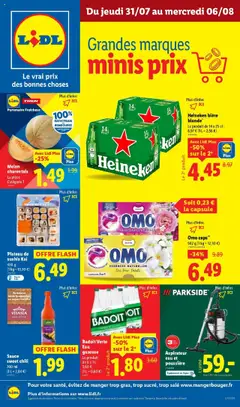 Prévisualisation de Cette semaine, retrouvez un ensemble de produits de grandes marques à prix Lidl du magasin LIDL formulaire valide 30/07/2025