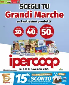 Anteprima dell'opuscolo Volantino Albenga dal negozio Ipercoop valido da 06/11/2025