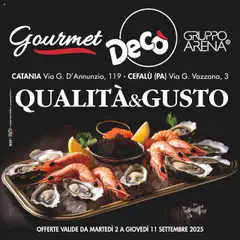 Anteprima dell'opuscolo Volantino Gourmet - Sicilia dal negozio Decò valido da 02/09/2025