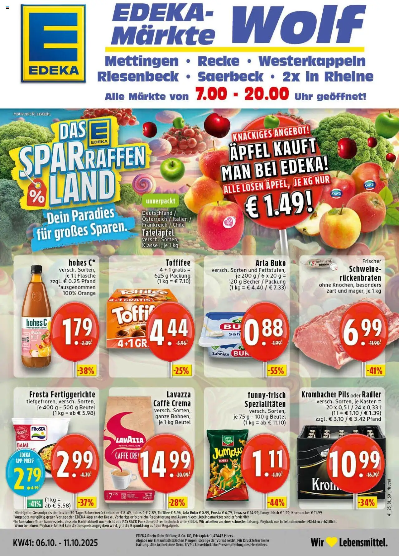 EDEKA Prospekt ab 06.10.2025 - Prospekt Rheine Online