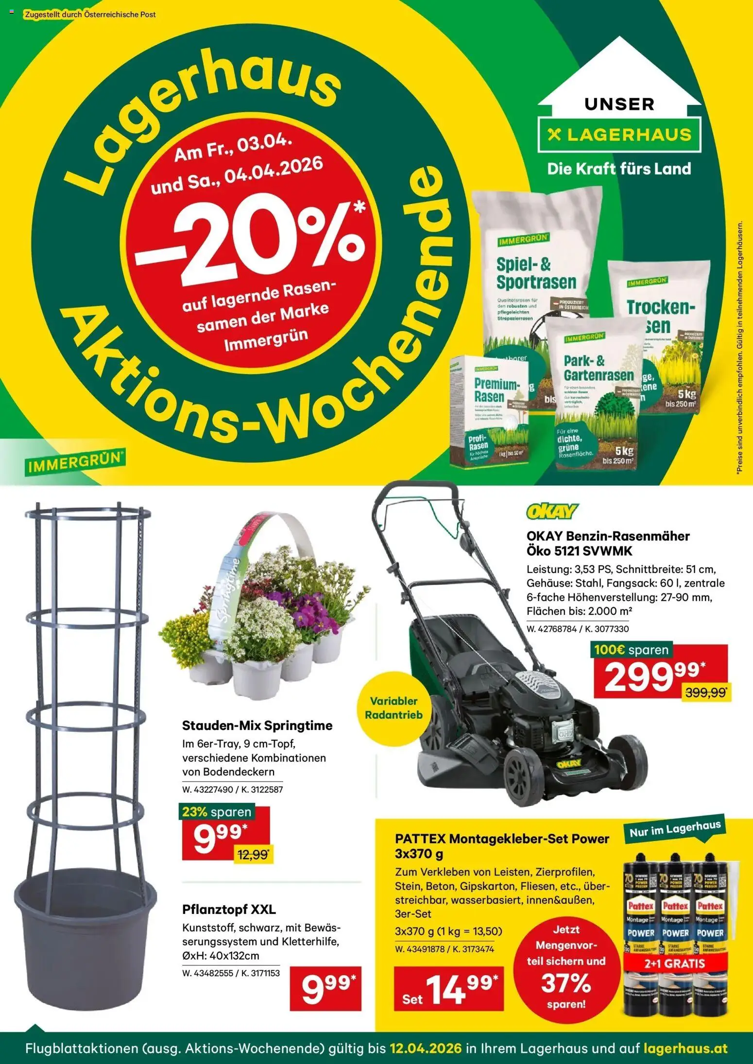 Vorschau der Angebote: Lagerhaus Lagerhaus Wochen Angebote gültig ab 30.03.2026
