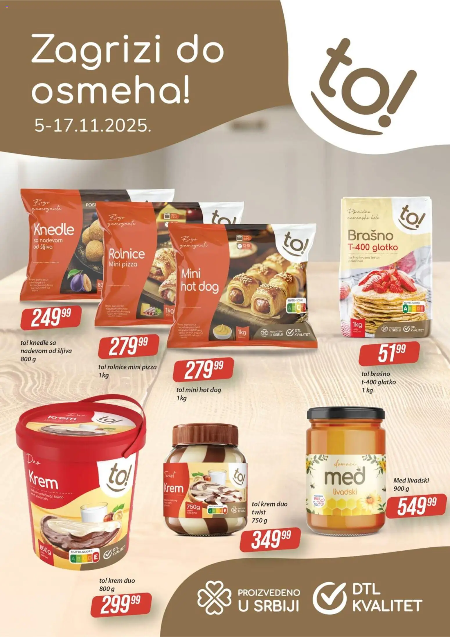 Pregled Tekijanka kataloga - važi od 05.11.2025