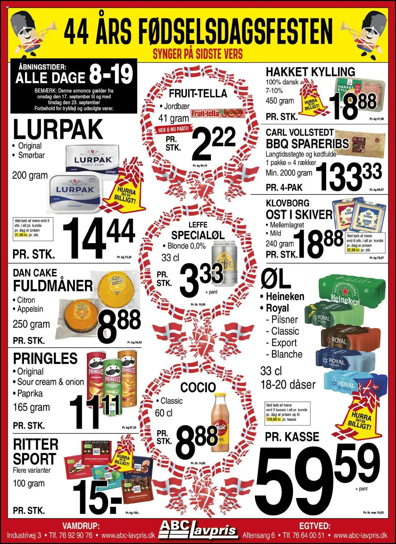 Abc Lavpris tilbudsavis gyldig fra 17/09/2025 - side 1