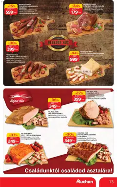 Auchan - Akciós újság Auchan megtekintése, amely érvényes 2025.10.30.-től | Oldal: 13