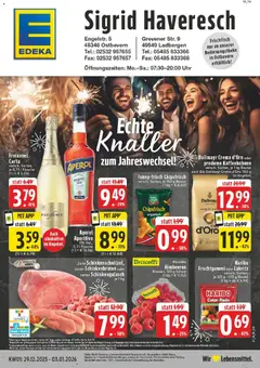 Vorschau von dem Prospekt des Geschäftes Edeka, gültig ab dem 28.12.2025