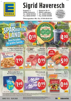 Vorschau von dem Prospekt des Geschäftes Edeka, gültig ab dem 13.10.2025