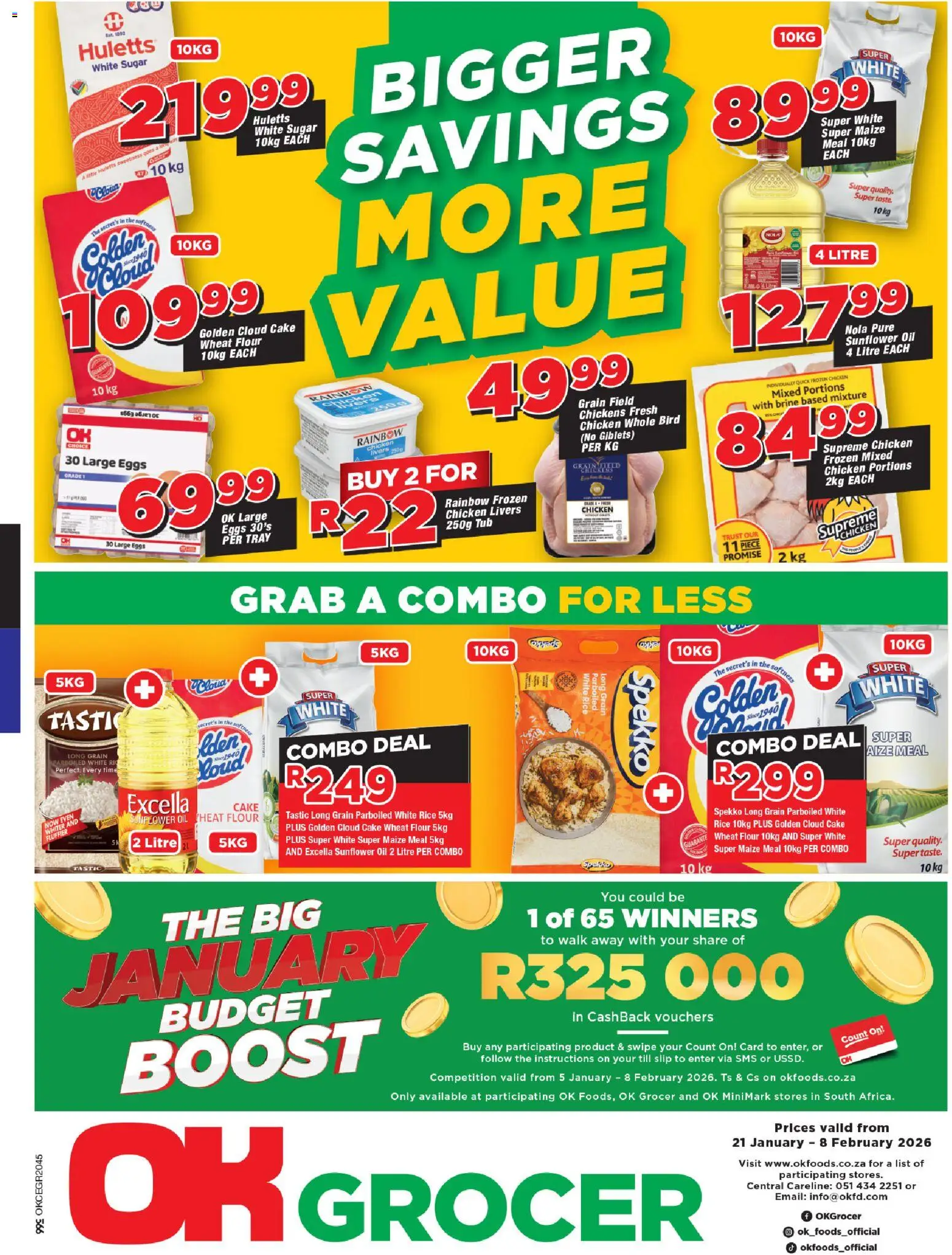 Preview of OK Foods flyer valid from 21/01/2026