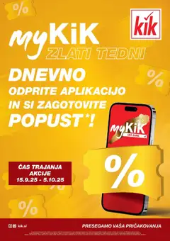 Predogled kataloga iz trgovine Kik veljaven od 14.09.2025