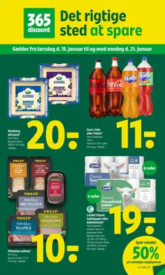 Eksempel på tilbudsavis Tilbudsavis fra butik Coop 365 gyldig fra 15/01/2026