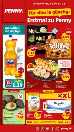 Vorschau von dem Prospekt des Geschäftes Penny, gültig ab dem 04.08.2025