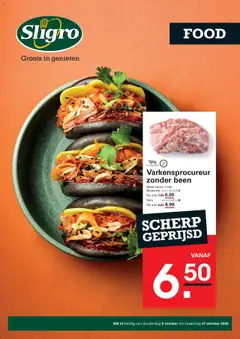 Voorbeeld van Folder van winkel Sligro geldig vanaf 09-10-2025