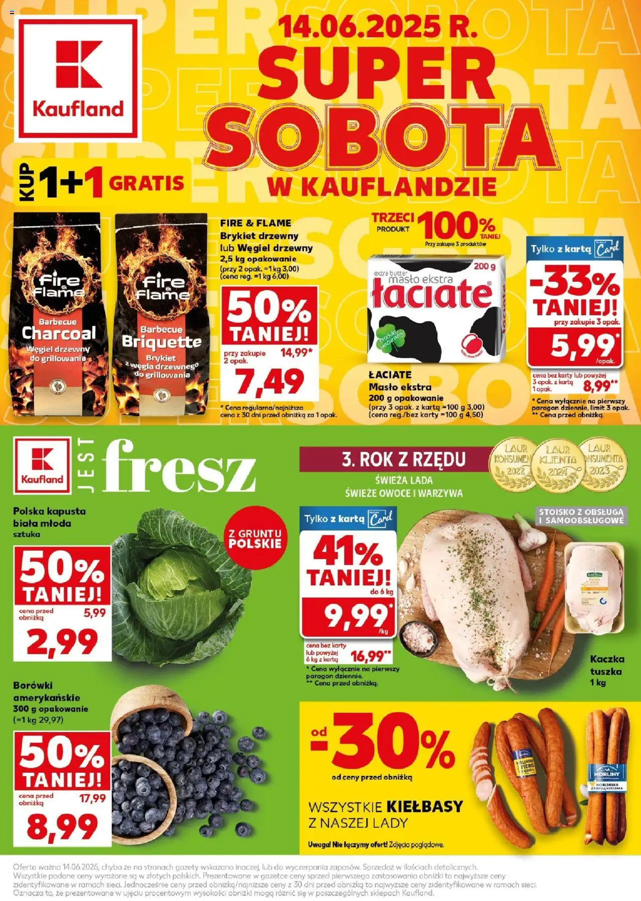 KAUFLAND gazetka promocyjna 14.06.2025 - Promocje - Numer strony 1