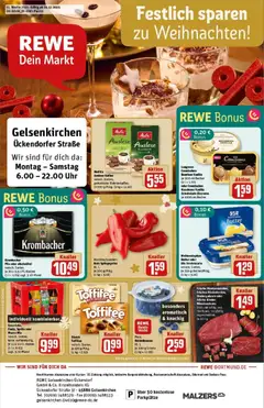 Vorschau von dem Prospekt des Geschäftes Rewe, gültig ab dem 15.12.2025