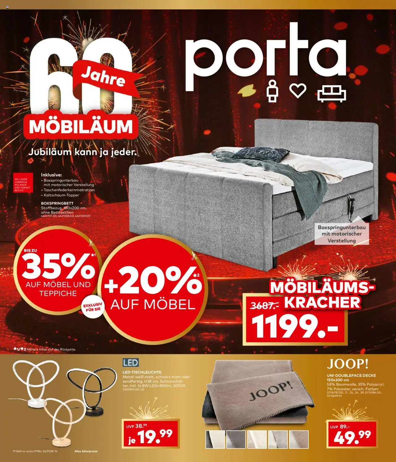 Porta! Möbiläumskracher in allen Abteilungen - Aachen (vom 14.09.2025 - 28.09.2025)