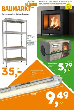 Vorschau von dem Prospekt des Geschäftes Globus Baumarkt, gültig ab dem 27.10.2025