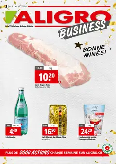 Vorschau des Merkblatts Aktionen Business Chavannes, Matran, Genève, Sion vom Shop Aligro gültig von 05.01.2026 bis 10.01.2026