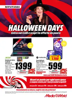 Anteprima dell'opuscolo Volantino Halloween dal negozio Media World valido da 27/10/2025