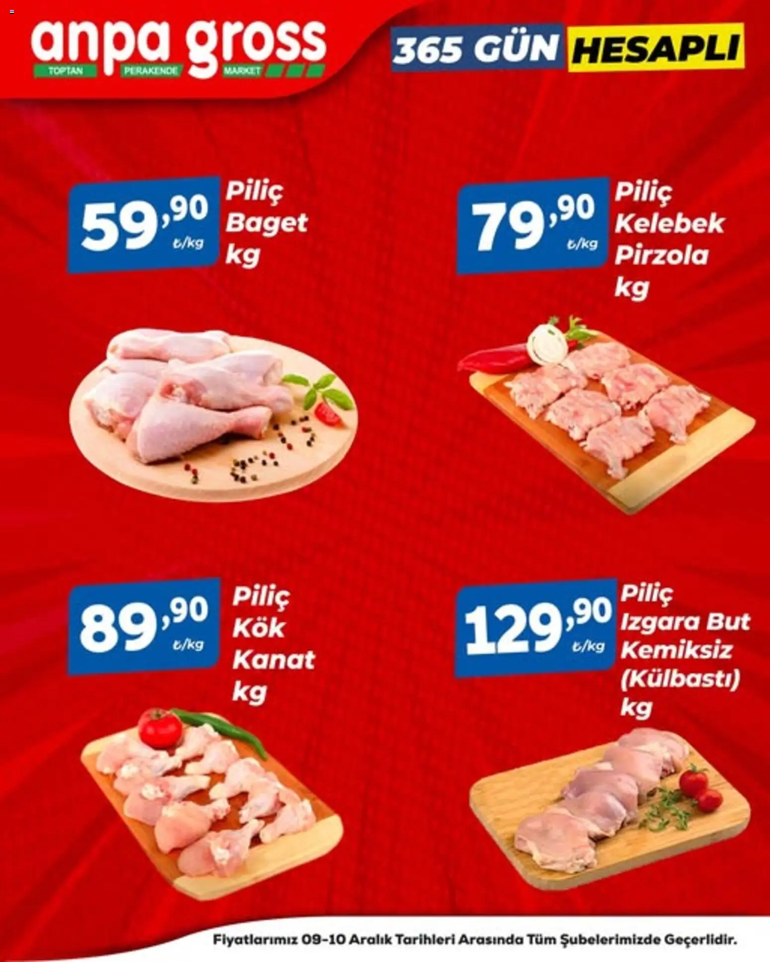 Anpa Gross Piliçte Tazelik 09.12.2025 - Broşürünün önizlemesi