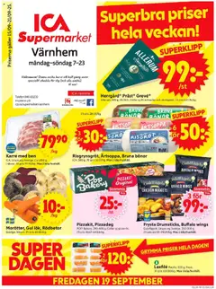 Förhandsgranska reklamblad Malmö från butik ICA Supermarket gäller från 15/09/2025