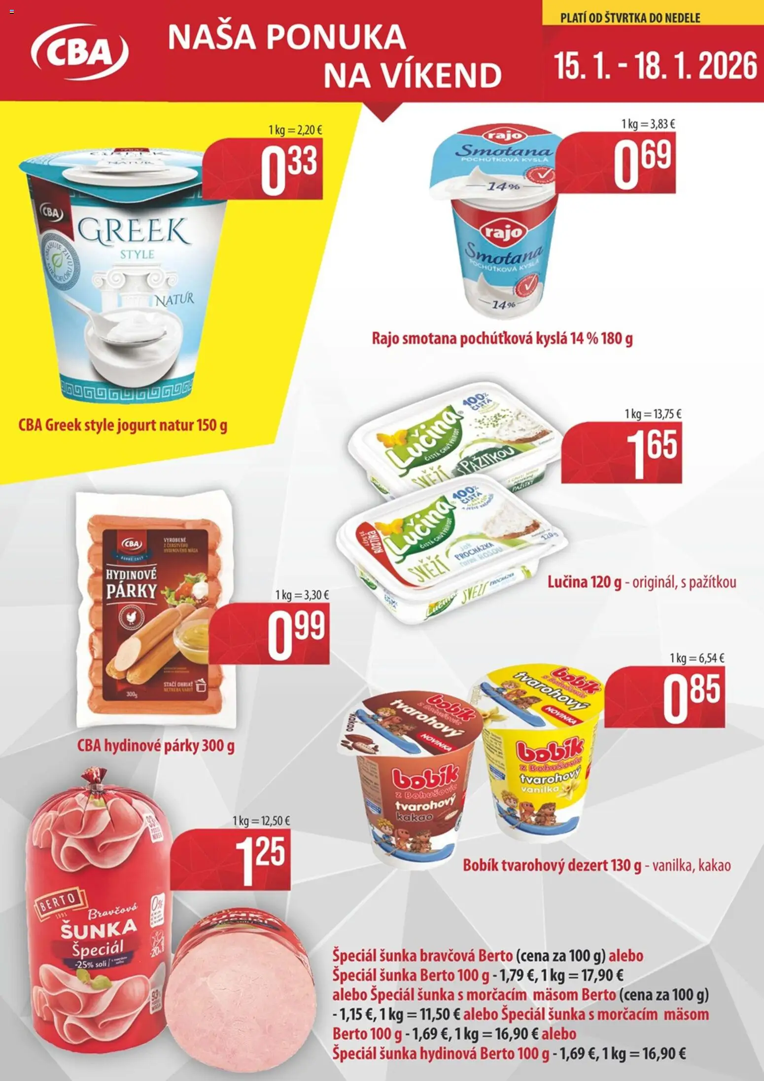 Náhľad Sintra letáku platného od 15.01.2026