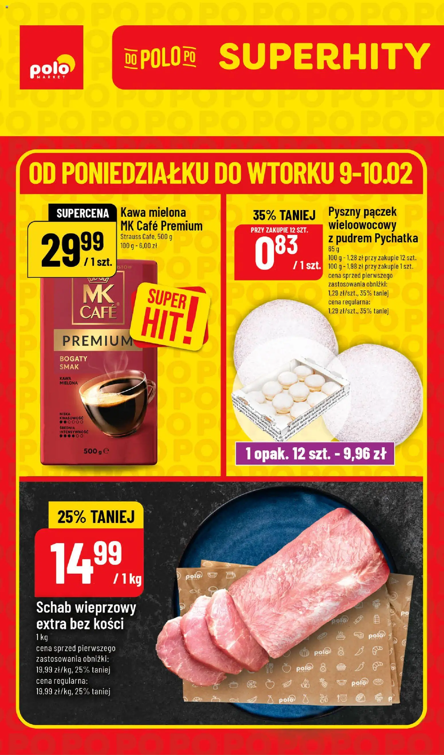 Pogląd gazetki "Super Hity" ze sklepu POLOmarket ważnej od 09.02.2026