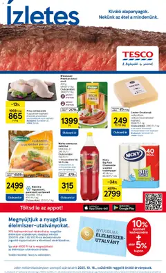 Tesco - Akciós újság Tesco megtekintése, amely érvényes 2025.10.16.-től