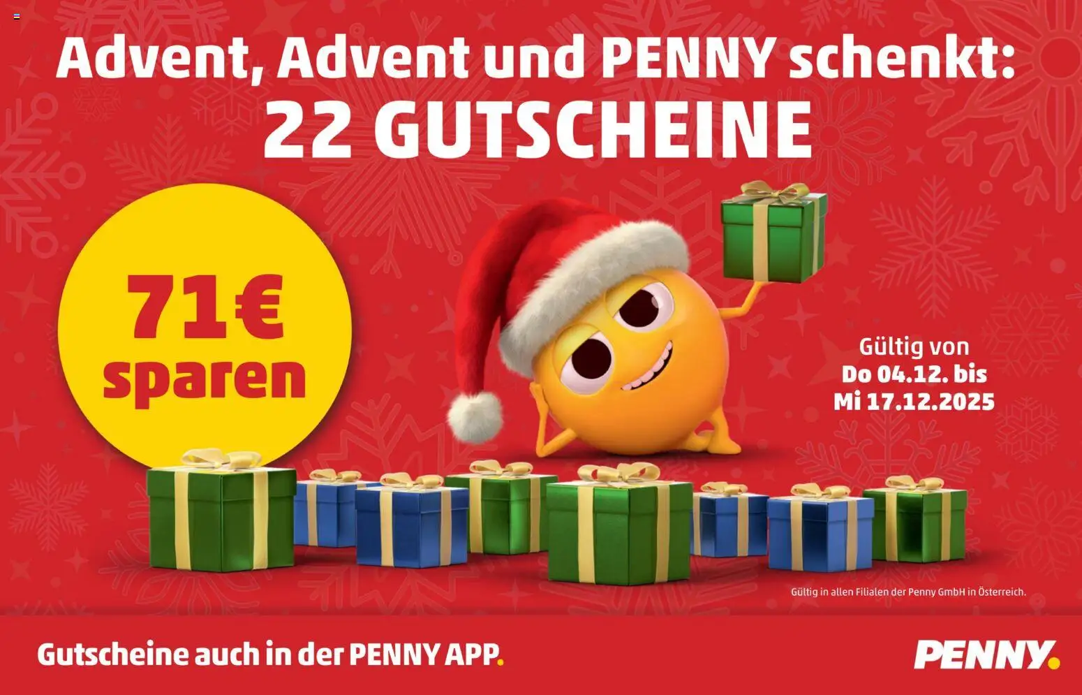 Vorschau der Angebote: Penny Markt Gutscheine gültig ab 04.12.2025