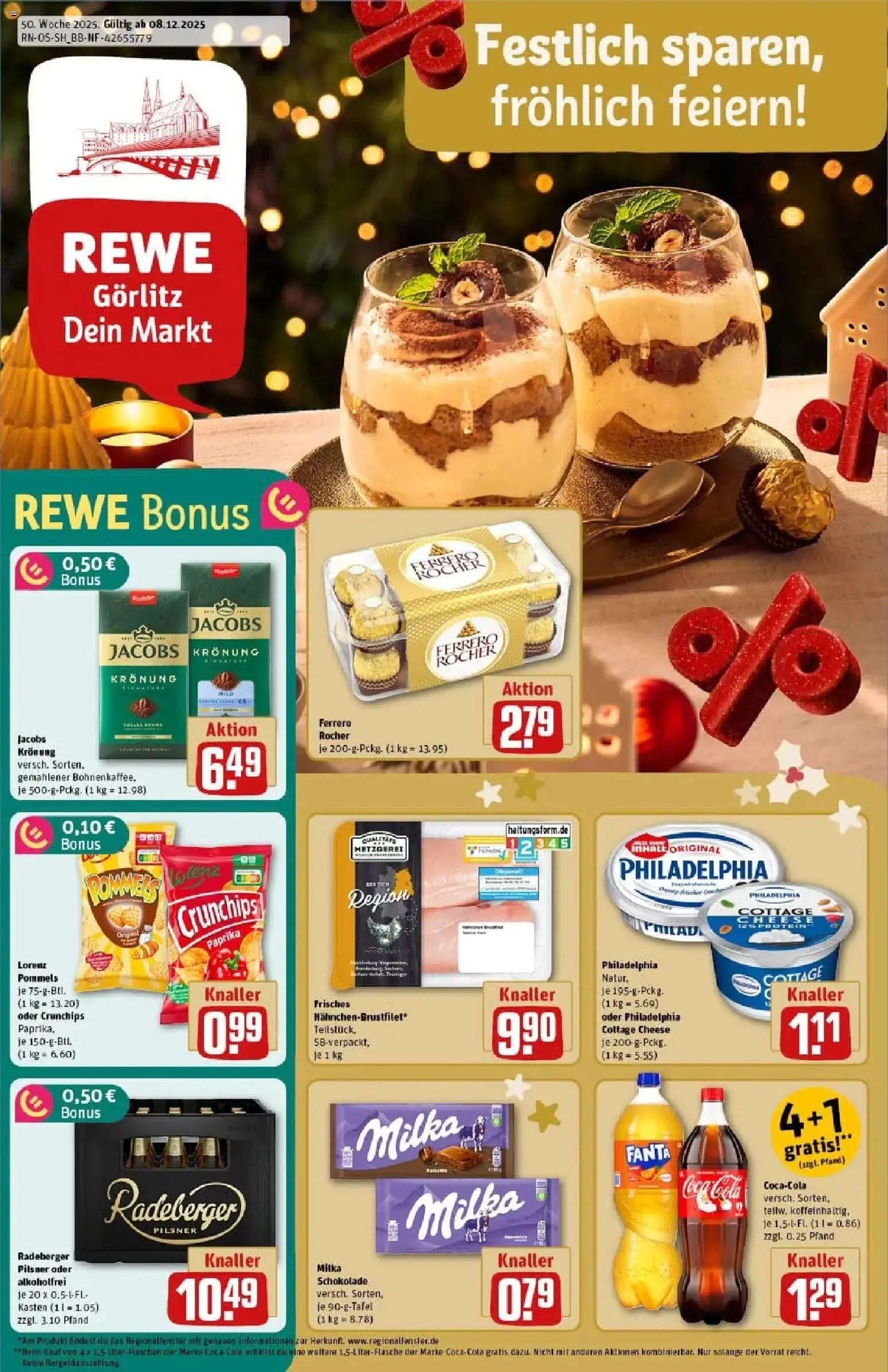 Vorschau von dem Prospekt des Geschäftes Rewe, gültig ab dem 07.12.2025