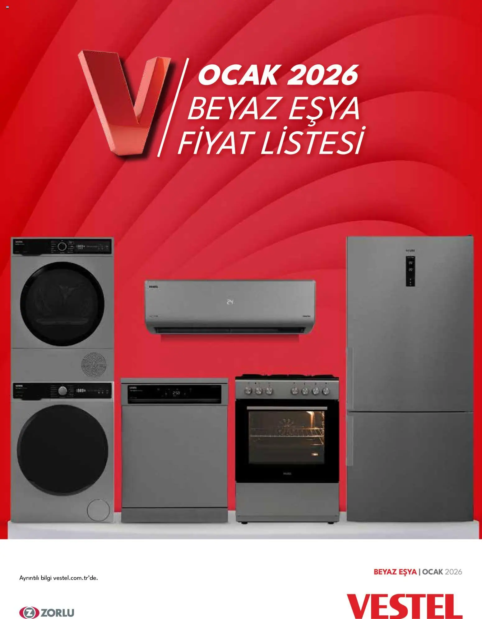 Vestel Katalog 01.01.2026 - Broşürünün önizlemesi