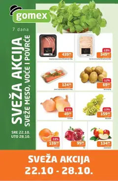 Pregled Gomex kataloga - važi od 22.10.2025