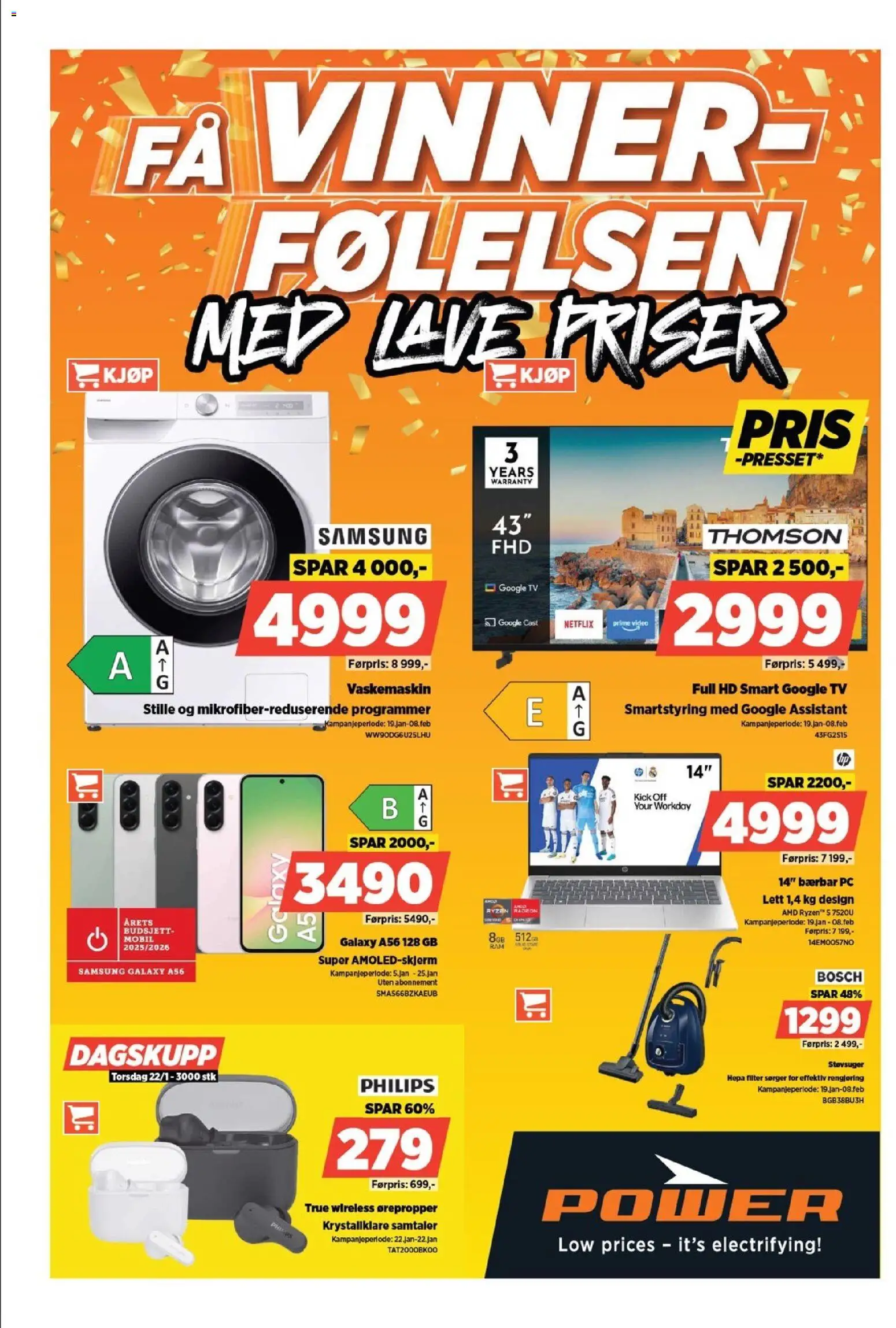 Forhåndsvis Kundeavis fra butikk Power gyldig fra 02/01/2026