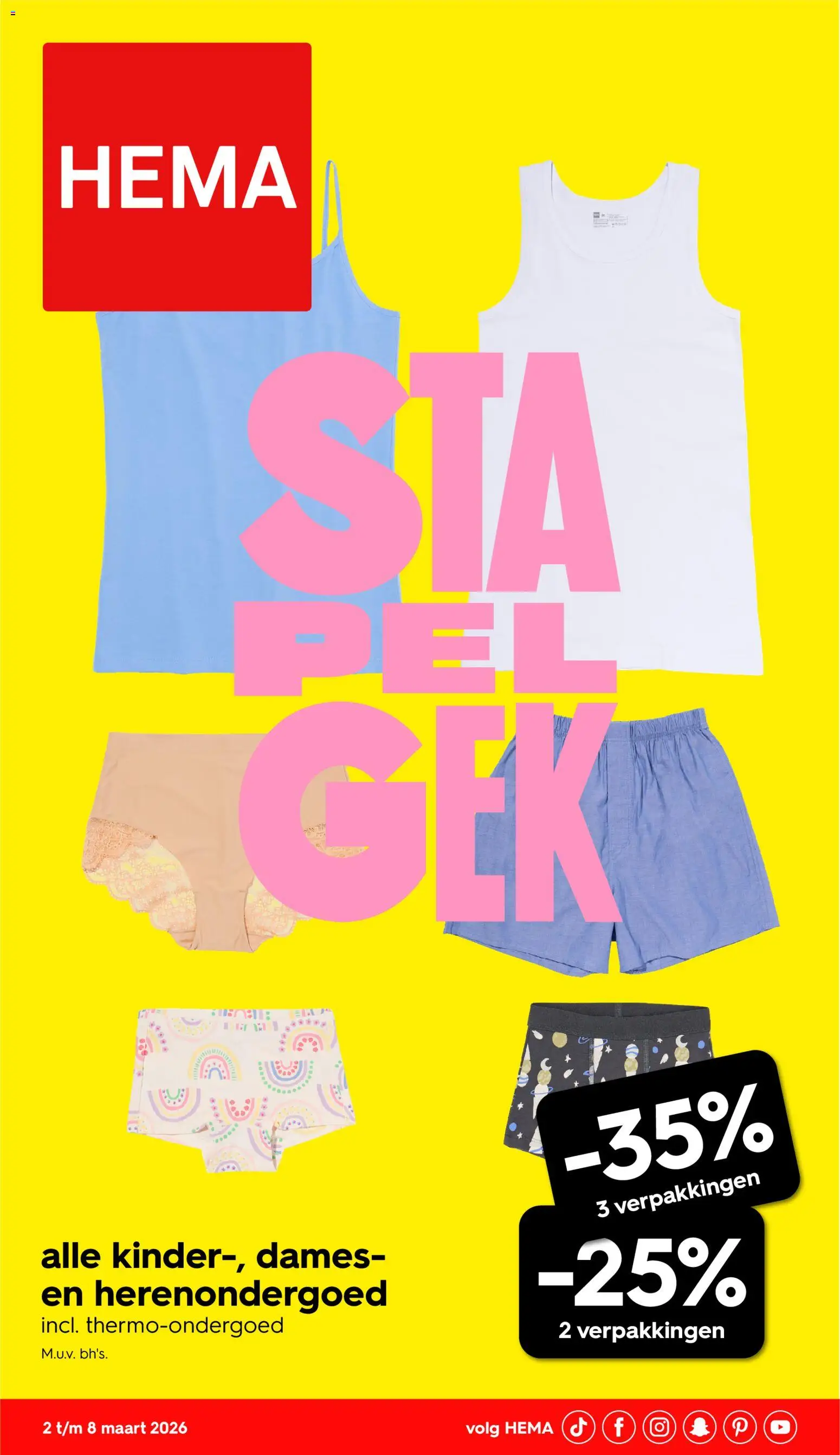 Voorbeeld van Hema Folder / Publicité van winkel Hema geldig vanaf 02/03/2026