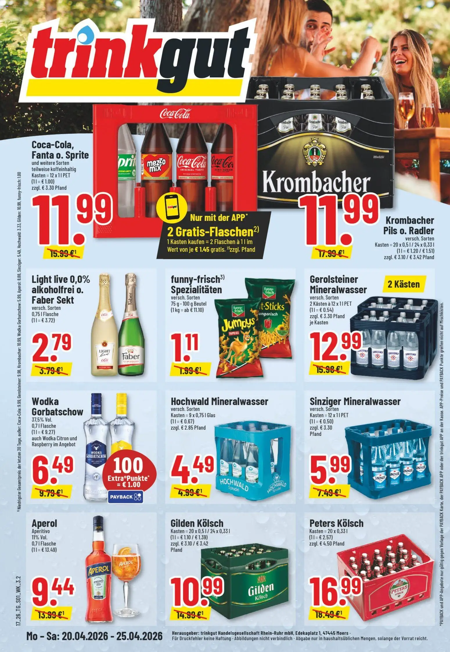 Vorschau von dem Prospekt des Geschäftes Trinkgut, gültig ab dem 20.04.2026