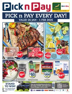 Preview of Pick n Pay flyer valid from 26/01/2026